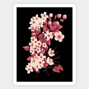 Sakura flowers Tree Magnet